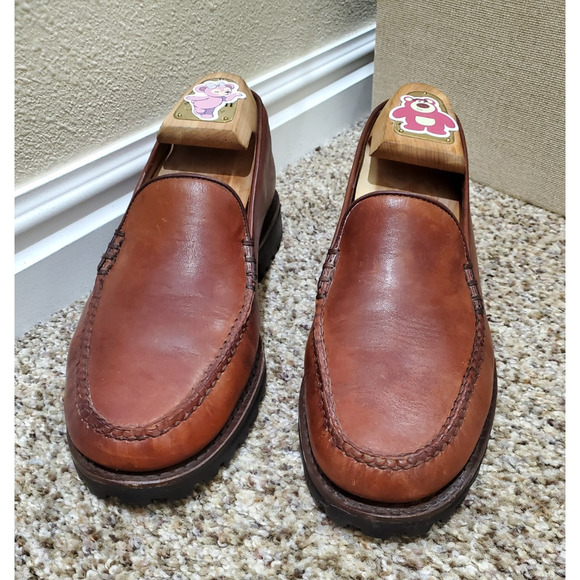 Cole Haan Men’s Brown Leather Loafers Size 8.5 AA – Vibram Sole Made in Brazil - Picture 2 of 7